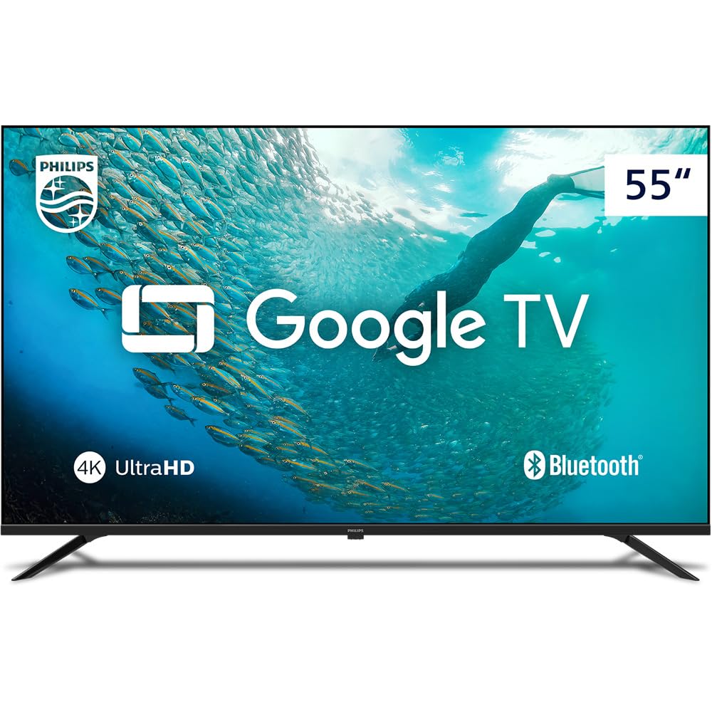 Smart TV 50" Philips 4K Google TV (Comando de Voz)